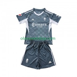 Camisola Granada Criança Equipamento Terceiro 2025-2026 Manga Curta